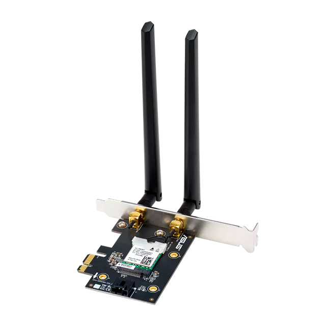 Tarjeta de Red Inalámbrica ASUS PCE-AX1800, PCIe x1, WiFi 6 AX1800, Bluetooth 5.2, WPA3, doble banda – PCE-AX1800