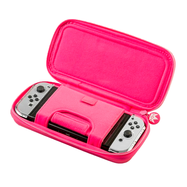 Estuche de Viaje Deluxe Peach Showtime, Resistente, soporte ajustable, para Switch/Switch Lite/OLED – PPST100