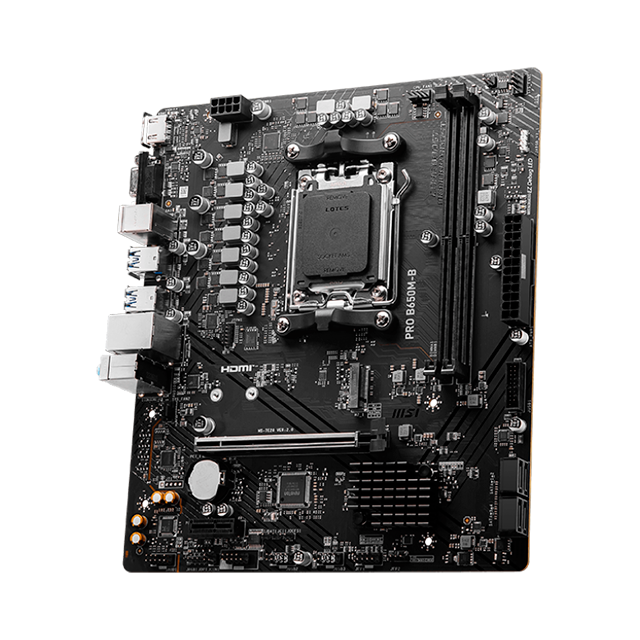 Tarjeta Madre MSI PRO B650M-B, Micro-ATX, Socket AM5, DDR5, HDMI/VGA  – PRO B650M-B