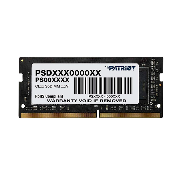 Memoria RAM SO-DIMM Patriot Signature, 16GB, DDR4, 3200MHz – PSD416G32002S