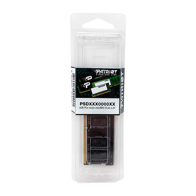 Memoria RAM SO-DIMM Patriot Signature, 16GB, DDR4, 3200MHz – PSD416G32002S