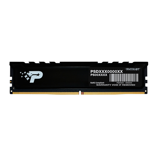 Memoria RAM Patriot Signature, 16GB, DDR5, 5200 MT/s, CL42, UDIMM – PSP516G520081H1