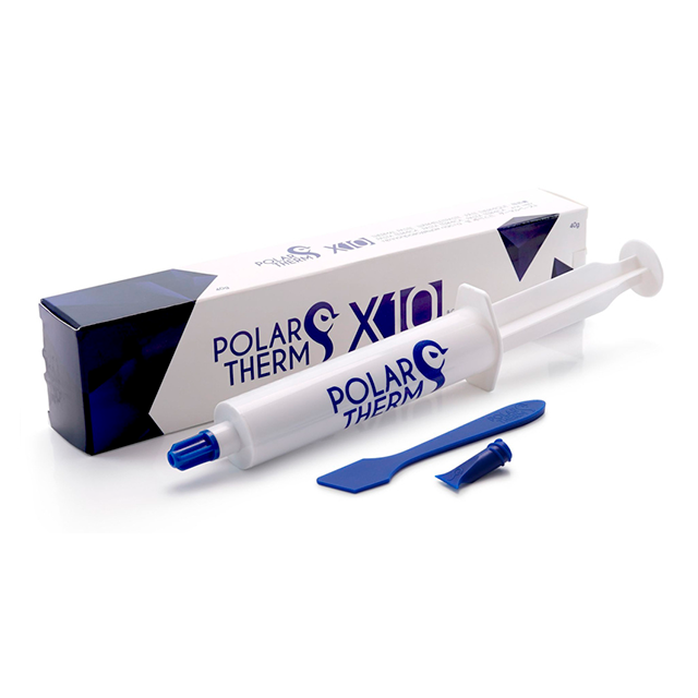 Pasta Térmica Polartherm X-10 by Thermal Grizzly, 40 g, no conductiva, alta viscosidad, CPU/GPU – PT-X10-040