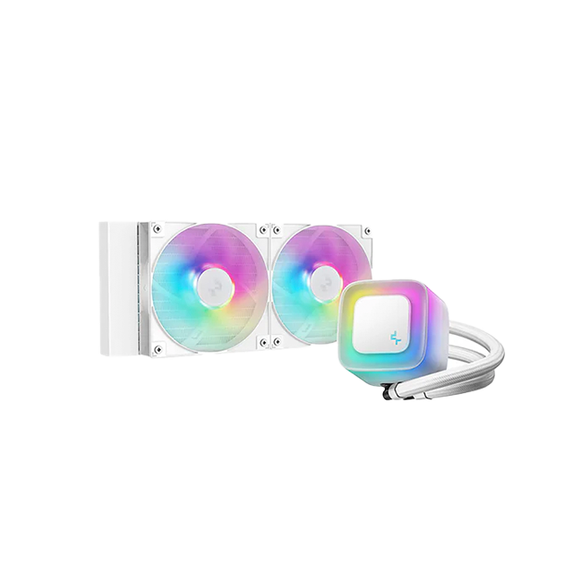 Enfriamiento Líquido DeepCool LE240 V2 White, 240 mm, Iluminación ARGB - R-LE240-WHAMMN-G-2