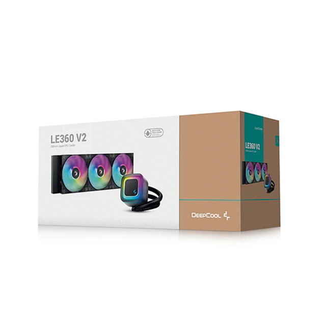 Enfriamiento Líquido DeepCool LE360 V2 Black, 360 mm, Iluminación ARGB - R-LE360-BKAMMC-G-2