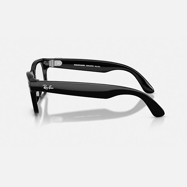 Lentes Inteligentes Ray-Ban Meta Wayfarer Gen 2 RW4012, Shiny Black, Transitions Graphite Green – RW4012-50