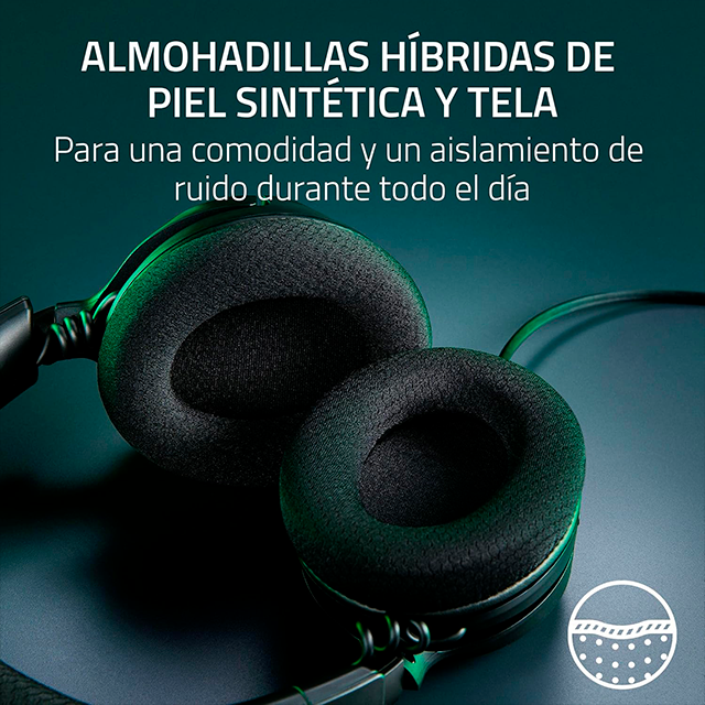 Diadema Gamer Razer Kraken X V4, alámbricos, 7.1 virtual, micrófono, ligeros – RZ04-05180100-R3U1