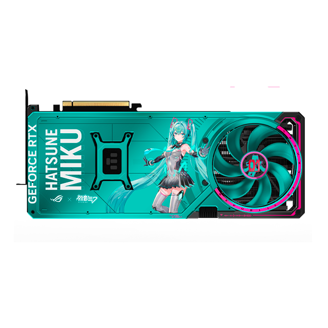 ASUS ROG Hatsune Miku Edition Incluye Tarjeta Madre ASUS ROG STRIX X870E-H, Tarjeta de video ASUS ROG ASTRAL RTX 5080 OC, Enfriamiento Liquido ASUS ROG RYUO IV 360 ARGB ,GABINETE ASUS ROG STRIX HELIOS II GX601S