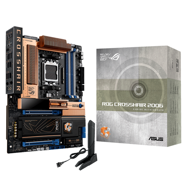 Tarjeta Madre ASUS ROG Crosshair 2006, AM5, AMD X870E, DDR5, PCIe 5.0, 5× M.2, Wi-Fi 7, ATX – ROG CROSSHAIR 2006