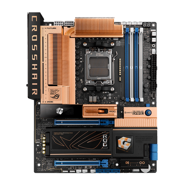 Tarjeta Madre ASUS ROG Crosshair 2006, AM5, AMD X870E, DDR5, PCIe 5.0, 5× M.2, Wi-Fi 7, ATX – ROG CROSSHAIR 2006