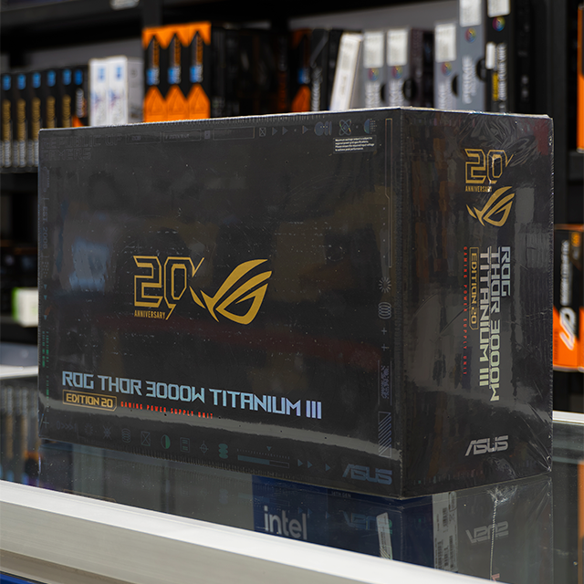 Bundle ASUS ROG Edition 20th Anniversary, Crosshair X870E Edition 20 + Ryujin 360 Edition 20 + Astral RTX 5090 32GB + Thor 3000W Titanium III + GR20 Edition 20
