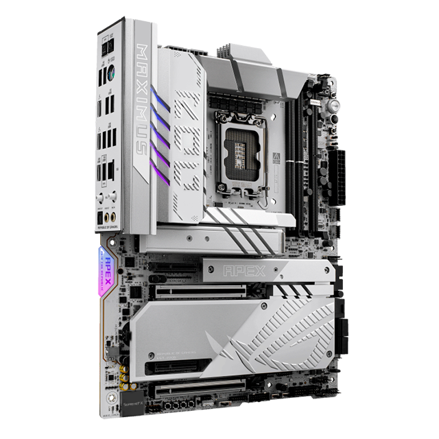 Tarjeta Madre ASUS ROG Maximus Z890 Apex, LGA1851, Intel Z890, DDR5, PCIe 5.0, 6× M.2, Wi-Fi 7, ATX – ROG MAXIMUS Z890 APEX