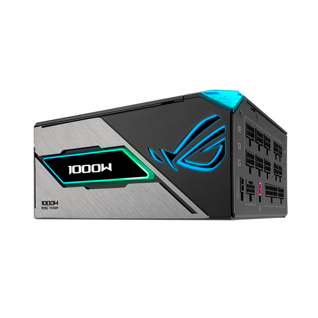 Fuente de Poder ASUS ROG Thor 1000W Platinum III, 1000W, 80 Plus Platinum, ATX 3.1, PCIe 5.1, modular – ROG-THOR-1000P3-GAMING