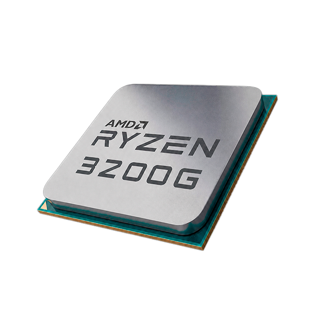 Procesador AMD Ryzen 3 3200G Tray, 4 Cores/4 Threads, 3.6 GHz hasta 4.0 GHz, Radeon Vega 8, AM4 – YD3200C5M4MFH