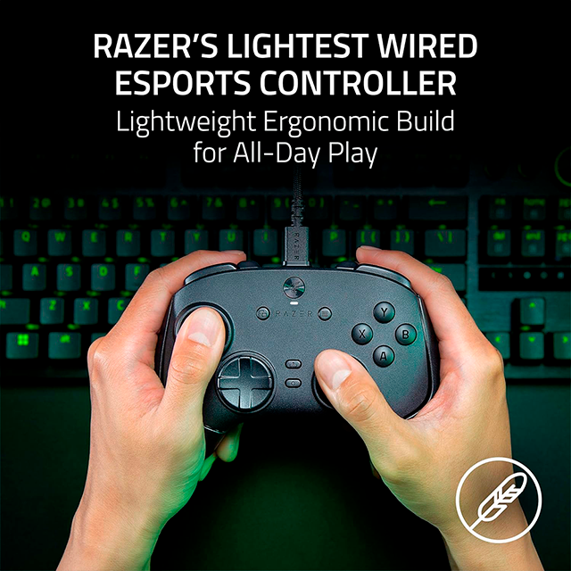 Control Razer Wolverine V3 Tournament Edition, alámbrico, 8K Hz, PC, 6 botones multifunción, gatillos rápidos, negro – RZ06-05550100-R3U1