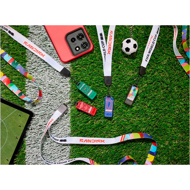 Memoria USB SanDisk 64GB USB-C, Edición México Copa Mundial FIFA 2026, lectura 300 MB/s – SDCZIA-064G-G46G