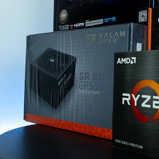 PC Gamer NovaCore | Ryzen 5 5500 | 16 GB 3200 MHz | SSD M.2 500 GB | RTX 3050 6GB | 4 Ventiladores