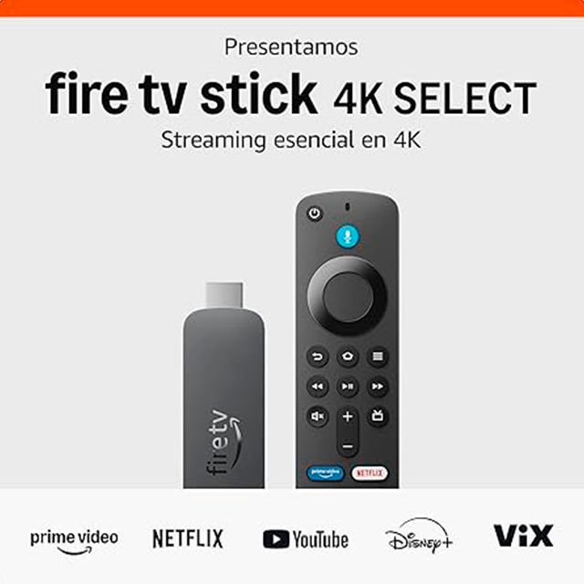 Amazon Fire TV Stick 4K Select, 8 GB, Wi-Fi 5, 4K Ultra HD, HDR10+, HDMI – Fire TV Stick 4K Select