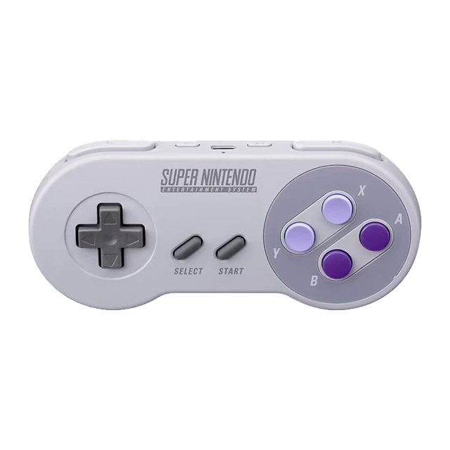 Control Inalámbrico Nintendo Switch Online Super NES, Edición Americana, Diseño Clásico SNES, Recargable, Gris – HAC-042