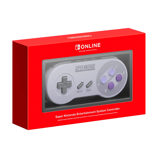 Control Inalámbrico Nintendo Switch Online Super NES, Edición Americana, Diseño Clásico SNES, Recargable, Gris – HAC-042