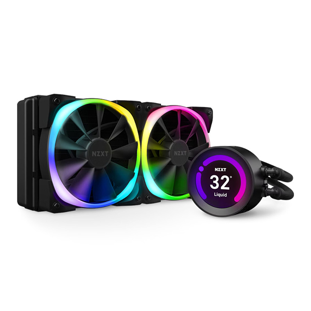 Enfriamiento Liquido NZXT Kraken Z53 240mm con Pantalla LCD, 2 Ventiladores Aer RGB - RL-KRZ53-R1