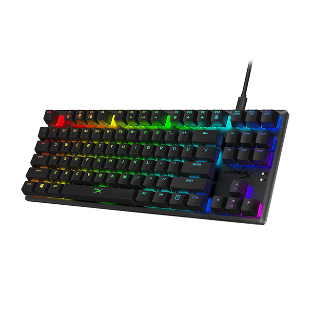 Teclado Mecánico HyperX Alloy Origins Core TKL, RGB, Switches Blue, Ingles - 4P5P2AA#ABA