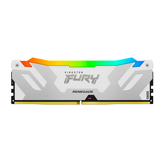 Memoria RAM Kingston Fury Renegade RGB White 32GB DDR5 2x16GB 7600Mhz - KF576C38RWAK2-32