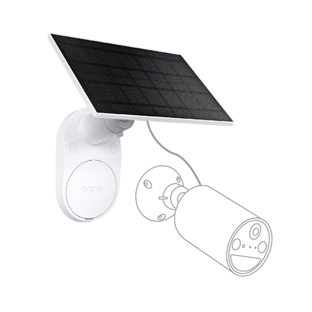 Panel Solar TP-Link Tapo A201,18 celdas, 2.5W, 5.2V, 1A Isc 