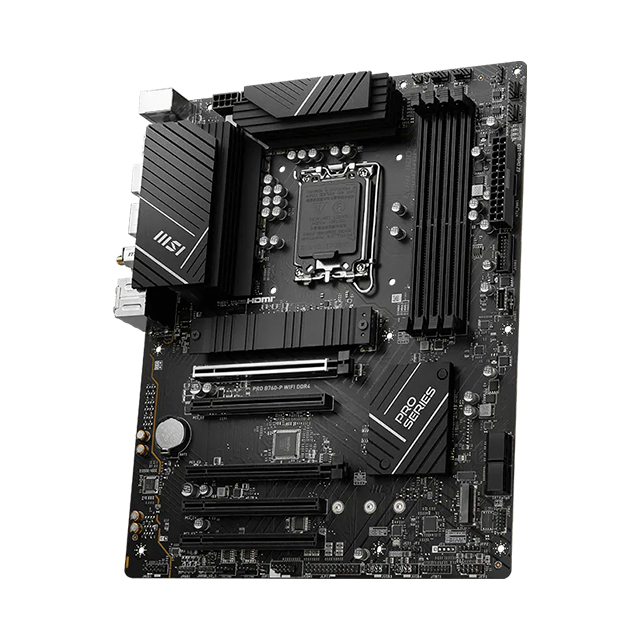 Tarjeta Madre MSI PRO B760-P WIFI DDR4, ATX, LGA 1700, Intel B760, DDR4 hasta 5333+ OC, 2× M.2, Wi-Fi 6E, Bluetooth 5.3 – PRO B760-P WIFI DDR4
