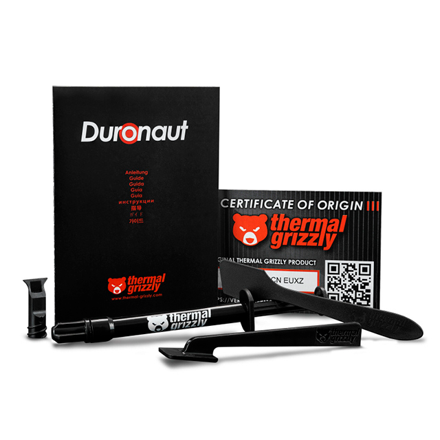 Pasta Térmica Thermal Grizzly Duronaut, 2 g, alta estabilidad, no conductiva eléctricamente – TG-D-002-R