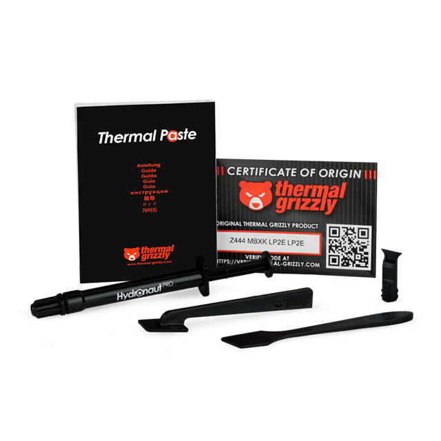 Pasta Térmica Thermal Grizzly Hydronaut Pro, 2 g, sin silicona, no conductiva eléctricamente – TG-HP-002-R
