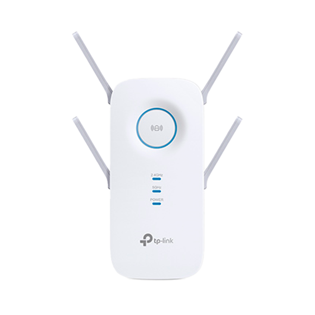Repetidor WiFi TP-Link RE650 AC2600, Doble Banda, 800 Mbps en 2.4 GHz + 1733 Mbps en 5 GHz, 4 Antenas, Gigabit Ethernet – RE650