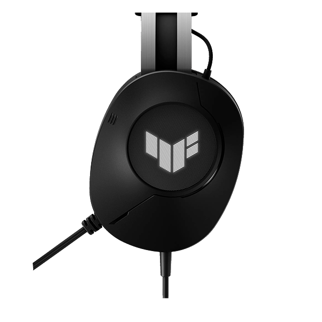 Diadema Gamer ASUS TUF Gaming H1 Gen II, USB Tipo-A, sonido envolvente 7.1, micrófono, negro – TUF H1 Gen II