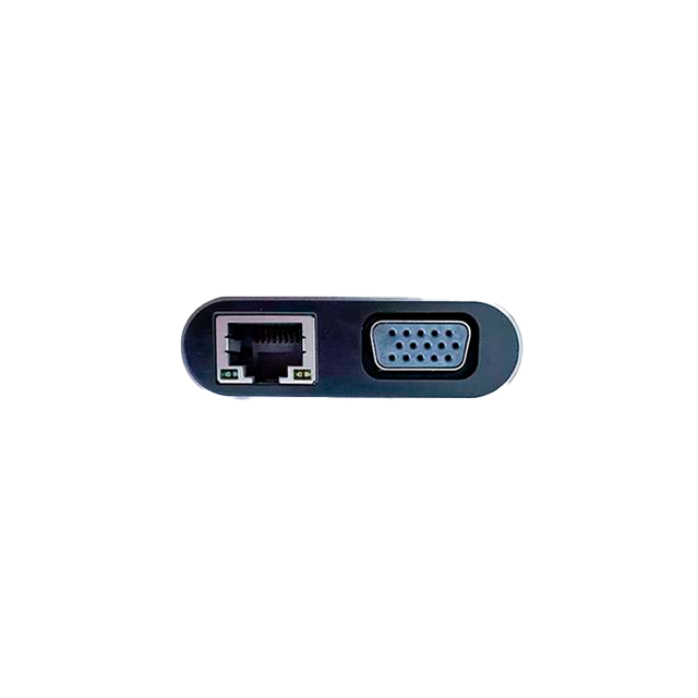 Docking Station Urban Balance UBSC11, USB-C, Power Delivery 100 W, HDMI 4K 30 Hz, VGA, RJ45, USB, SD/microSD, Audio 3.5 mm – UBSC11