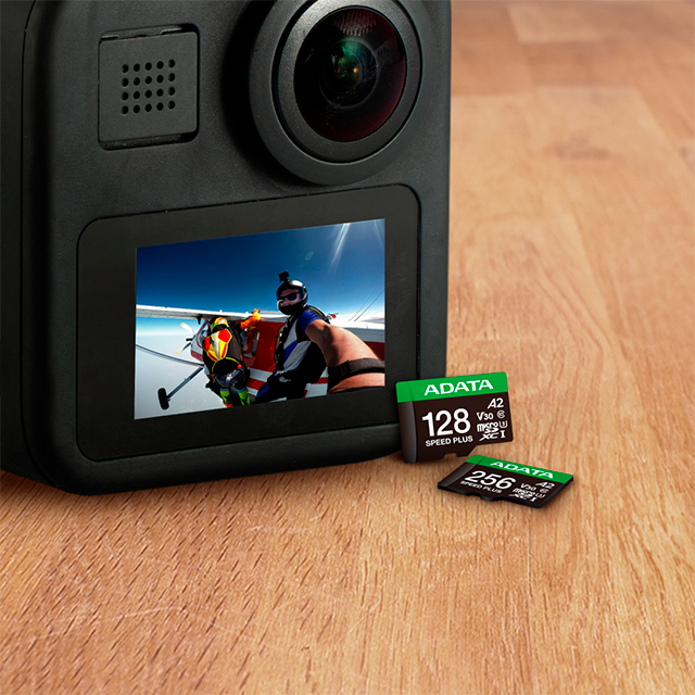 Tarjeta de Memoria MicroSD ADATA Speed Plus, 64GB, Clase 10, UHS-I, U3, V30, A2, con Adaptador – UD64GUI3V30A2SP-RA1