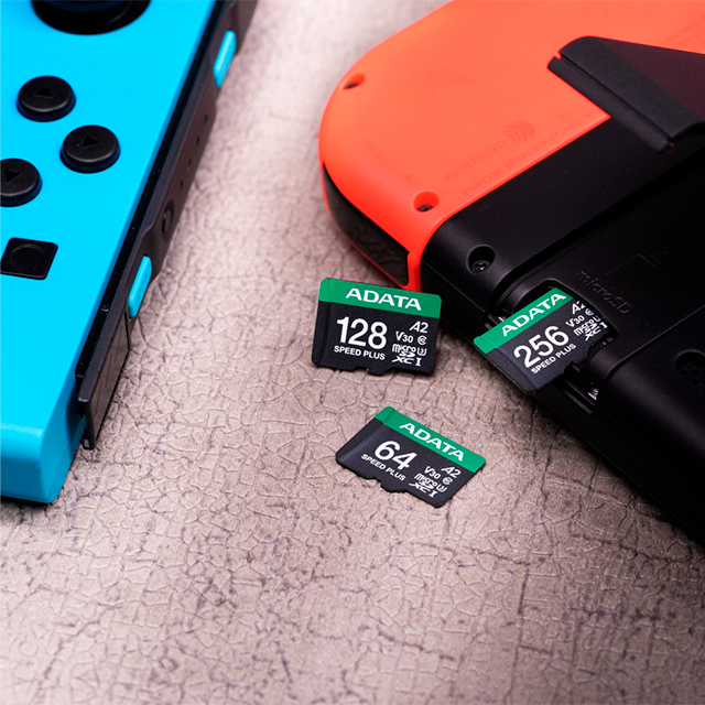 Tarjeta de Memoria MicroSD ADATA Speed Plus, 64GB, Clase 10, UHS-I, U3, V30, A2, con Adaptador – UD64GUI3V30A2SP-RA1