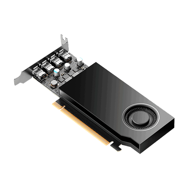 Tarjeta Gráfica PNY NVIDIA RTX A400, 4GB GDDR6, PCIe, Low Profile, Uso Profesional – VCNRTXA400ATX-BLK
