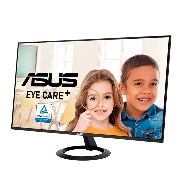 Monitor ASUS VZ27EHF, 27", Full HD 1920×1080, 100 Hz, IPS, 1 ms, HDMI, VESA, Eye Care+ – VZ27EHF