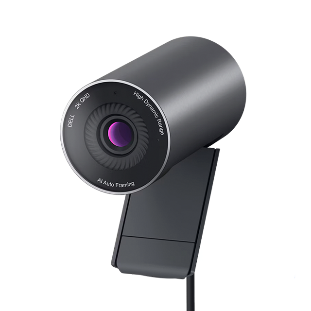 Cámara Web Dell Pro WB5023, 2K QHD, HDR, autoencuadre, USB, negro – WB5023