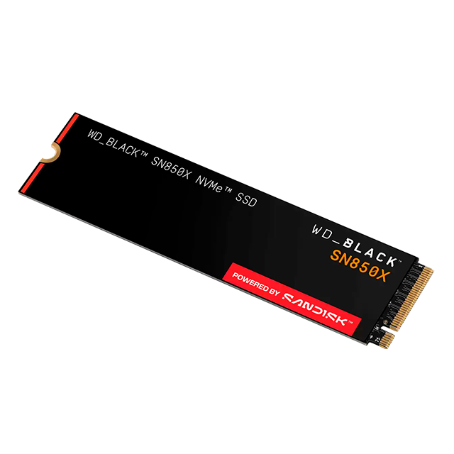 Unidad SSD WD_BLACK SN850X NVMe 4 TB, M.2 2280, PCIe 4.0 ×4, Lectura 7300 MB/s, Escritura 6600 MB/s, sin Disipador – WDS400T2X0E