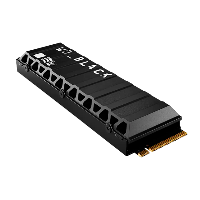 Unidad de Estado Solido SSD WD_BLACK SN850X NVMe 4 TB con Disipador Térmico, M.2 2280, PCIe 4.0 ×4, Lectura 7300 MB/s, Escritura 6600 MB/s – WDS400T2XHE-00BCA0