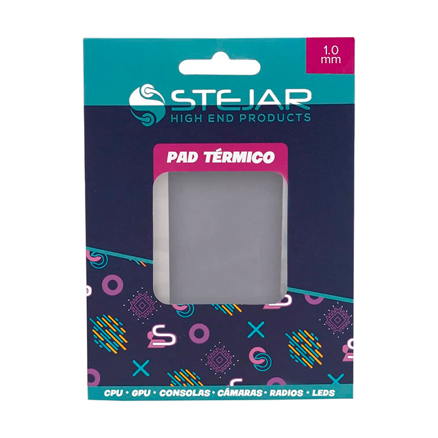 Thermal Pad Stejar WVR-DF-95-45-10, 95 × 45 × 1.0 mm, 12.8 W/mK, alto rendimiento, gris – WVR-DF-95-45-10