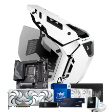 Specter by PhantomCore | Intel Core i9-14900K | RTX 5080 16GB GDDR7 | 96 GB DDR5 | SSD 2 TB NVMe PCIe 5.0 | Enfriamiento Líquido 360 mm LCD | Fuente 1000 W 80+ Gold | Gabinete Antec Torque Blanco y Negro