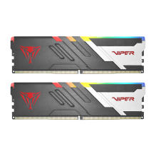 Memoria RAM Patriot Viper Venom RGB, 32GB (2x16GB), DDR5, 5600MHz, CL36, RGB, Negro/Rojo - PVVR532G560C36K