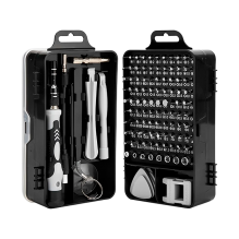 Juego de Destornilladores de Precisión AFujia, 122 en 1, Magnético, Estuche Portátil, Reparación Electrónica PC, iPhone, MacBook, Consolas y Joyeros – Kit de Herramientas de 122 Piezas