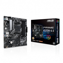Tarjeta Madre Asus Prime A520M-A II/CSM, Micro ATX, AM4, DDR4 4800Mhz, M.2