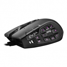 Mouse EVGA X15 MMO Gaming Mouse, Alámbrico, 16,000 DPI, 20 Botones, Pixart 3389 Optico - 904-W1-15BK-KR