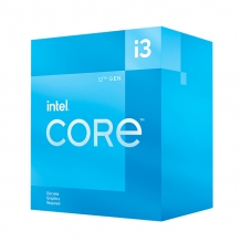Procesador Intel Core i3 12100F, 4 Cores (4 Performance-cores / 0 Efficient-cores), 8 Threads, 3.30GHz Base, 4.90Ghz Turbo, 12Mb, Socket LGA1700, Intel 12th Generación. - BX8071512100F