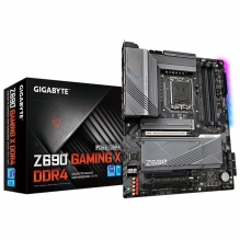 Tarjeta Madre Gigabyte Z690 Gaming X DDR4, 12th Gen Intel, DDR4 5333Mhz OC, ATX, Triple M.2, RGB Fusion