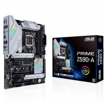 Tarjeta Madre Asus Prime Z590-A, 10-11 Gen Intel, DDR4 5333Mhz OC, ATX, Triple M.2, Aura Sync, Asus Thunderbolt EX 4
